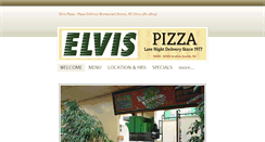 Desktop Screenshot of elvispizza.ca