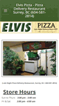 Mobile Screenshot of elvispizza.ca